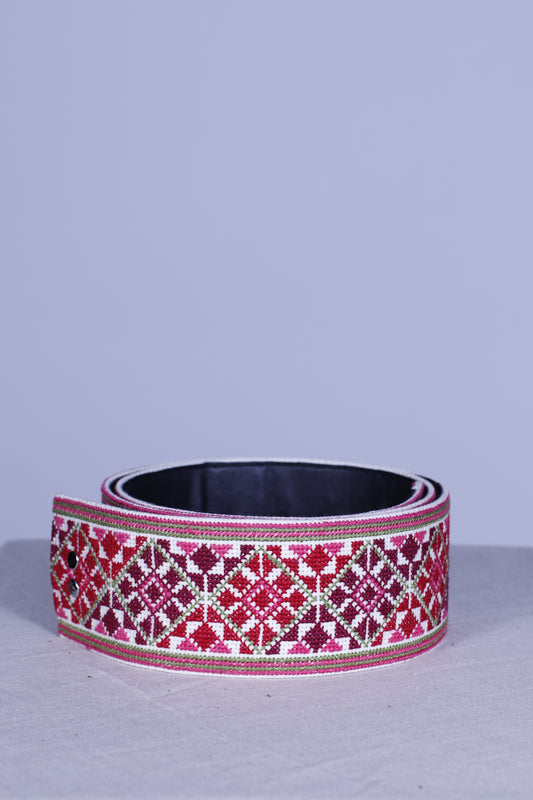 Tatreez Wide Waist Belt